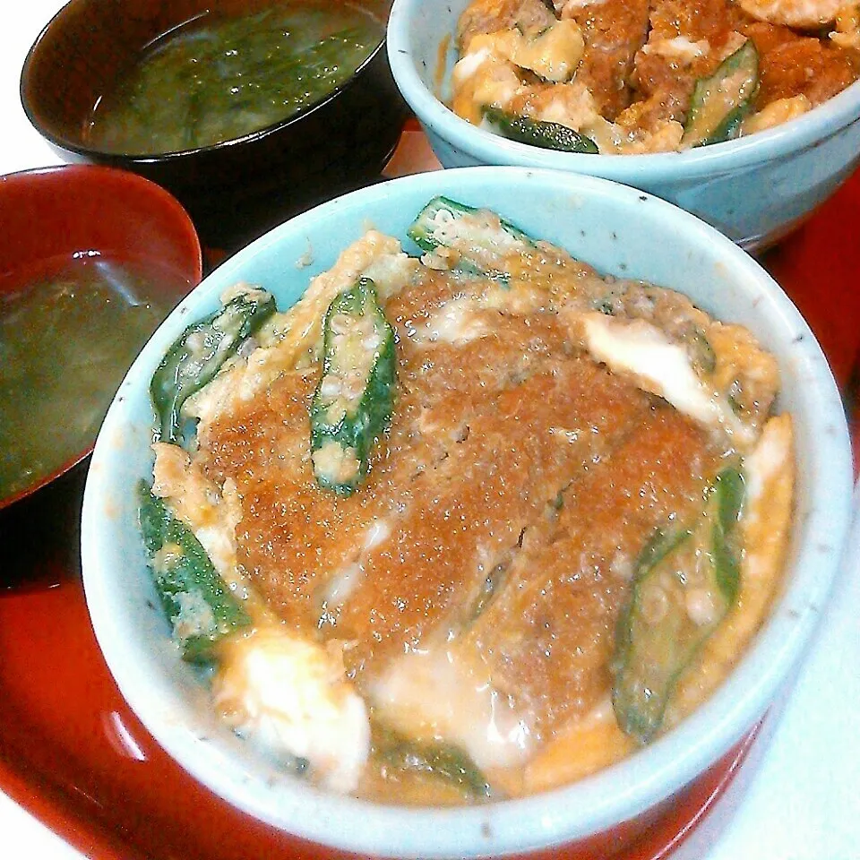 オクラかつ丼♪|やみぃさん