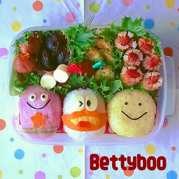 ｵﾊﾞｹのQ太郎･O次郎･ドロンパのｷｬﾗ弁|bettyさん