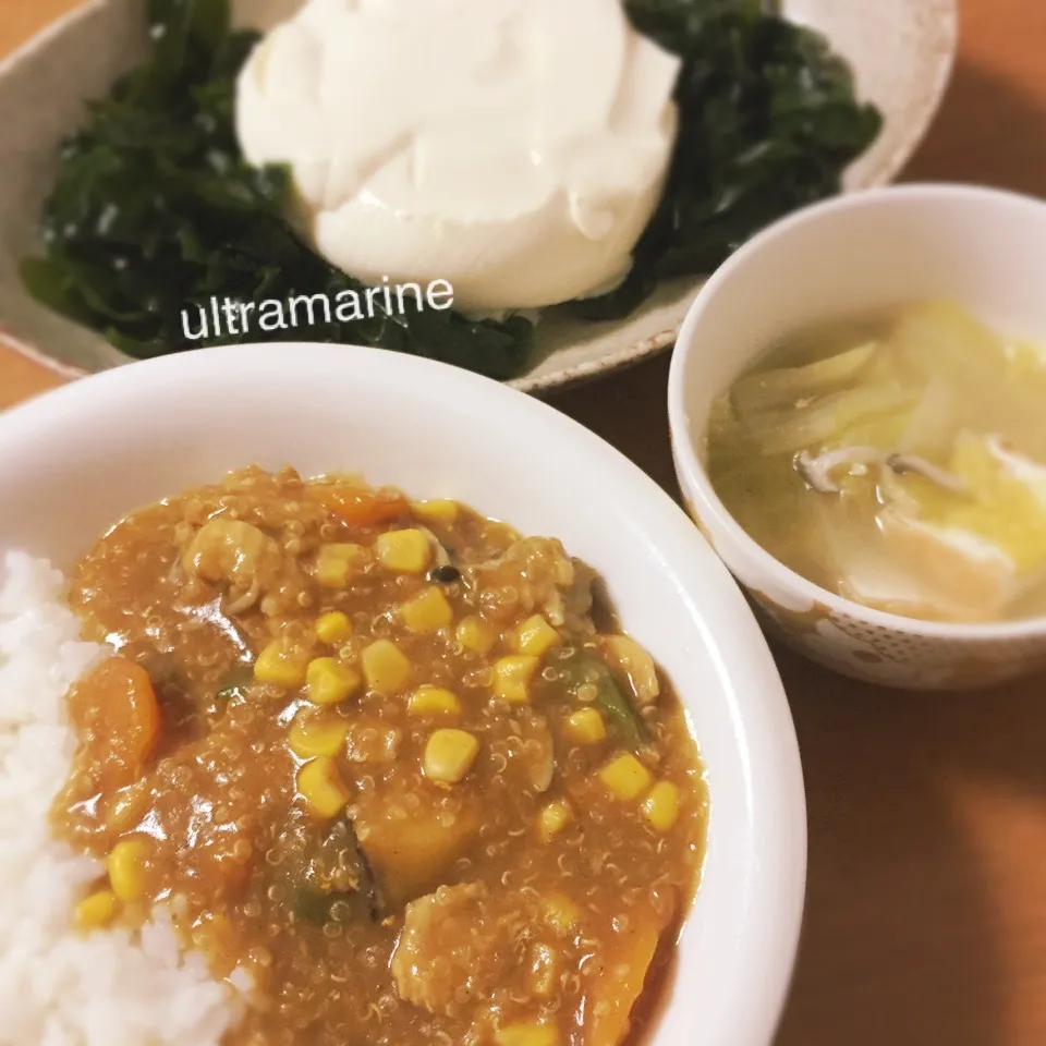 ＊キヌアカレー♪かんたん晩ごはん＊|ultramarineさん