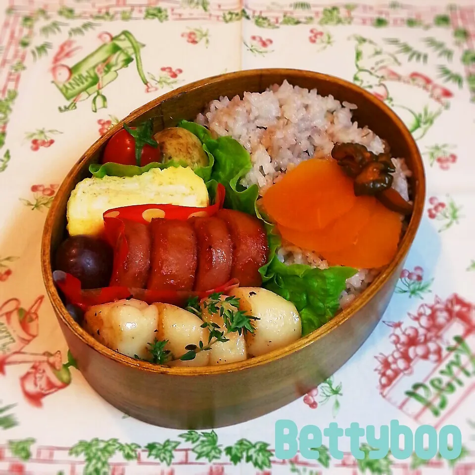 ホタテのバター焼き弁当|bettyさん