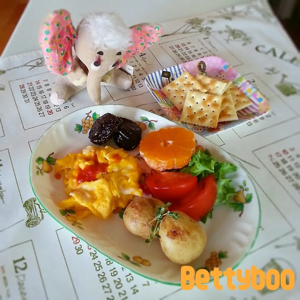 Snapdishの料理写真:旦那様の朝ごはん|bettyさん