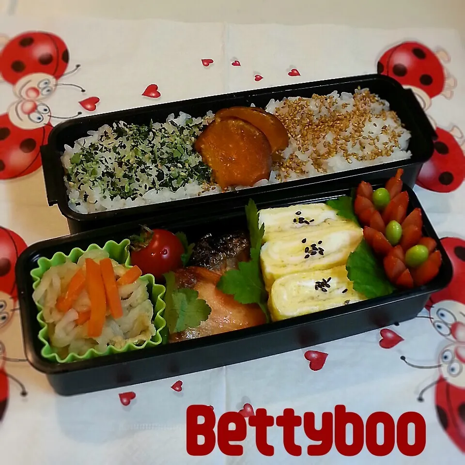 焼き鮭のお弁当|bettyさん