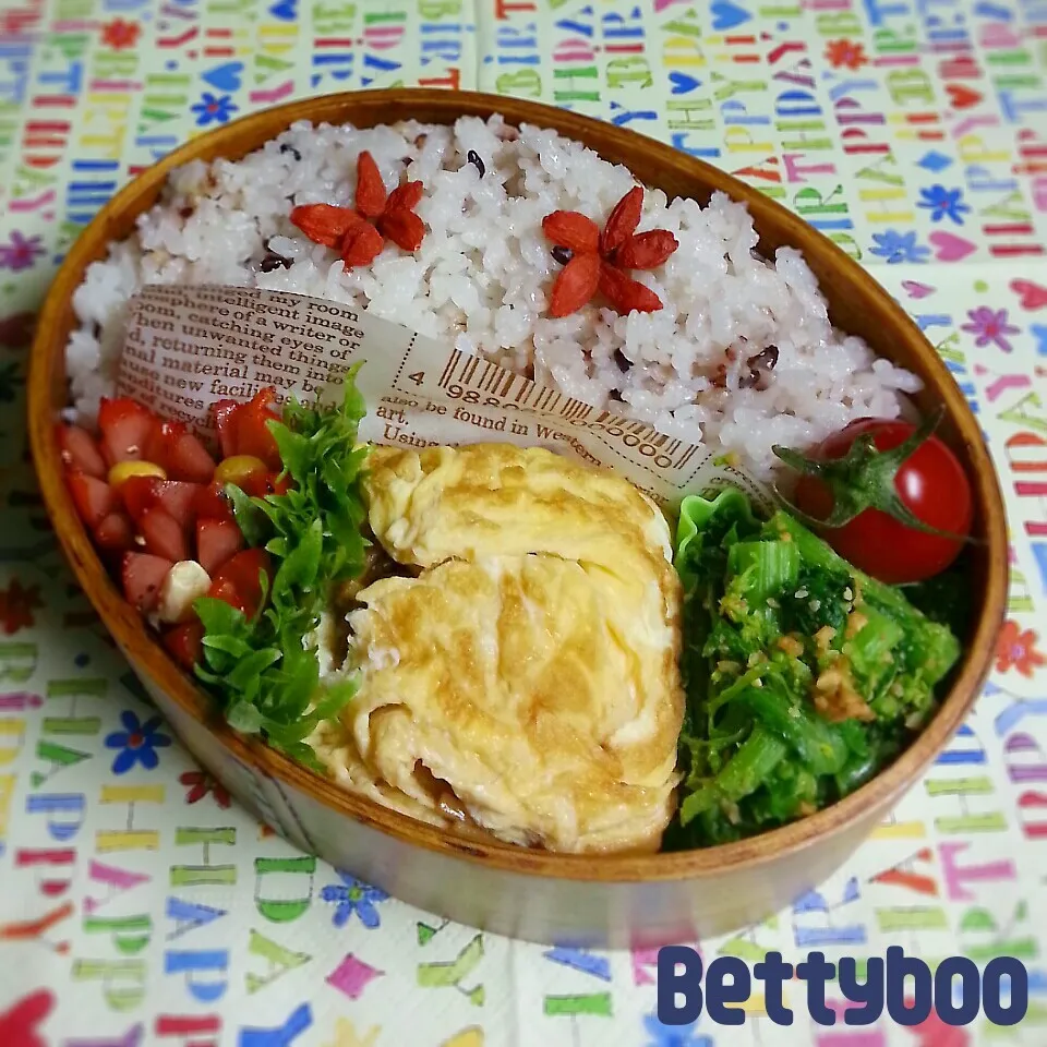 Snapdishの料理写真:オムそば弁当|bettyさん