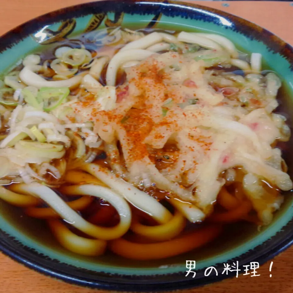 Snapdishの料理写真:箱根そば風 の荒い天ぷらうどん。|やんまぁさん