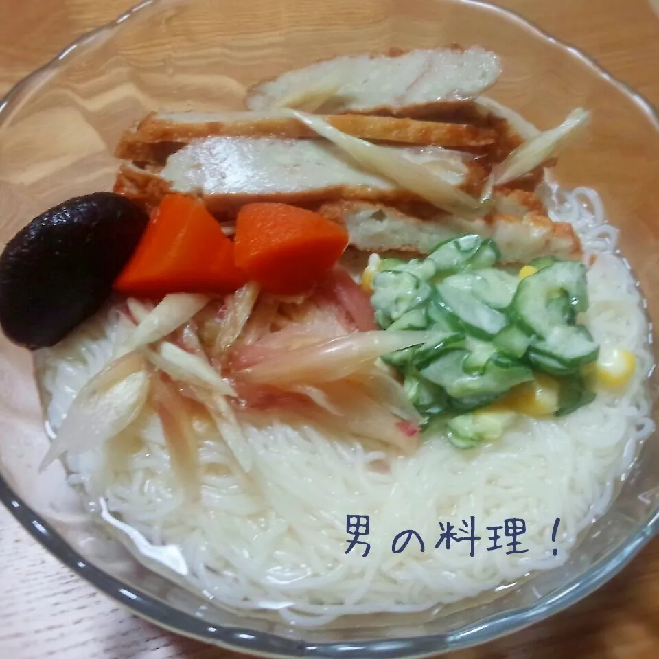 惜しい素麺丼|やんまぁさん