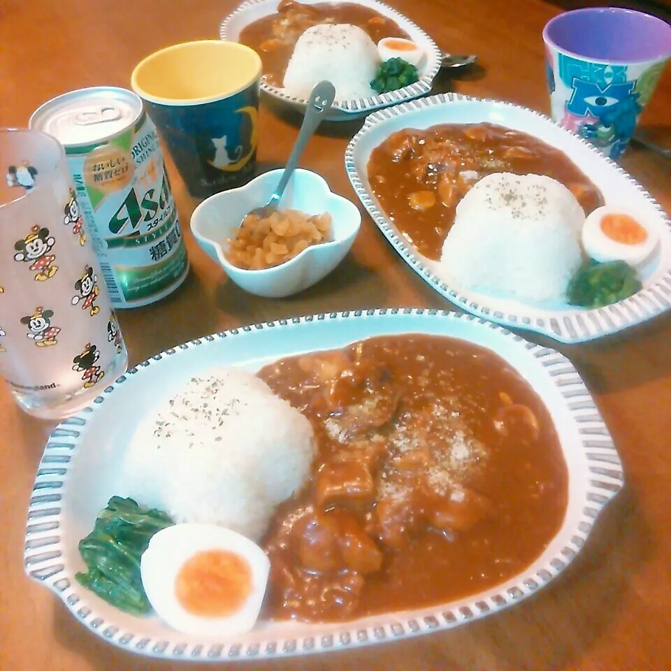 Snapdishの料理写真:からビーちゃんのチキンカレー♪|やみぃさん