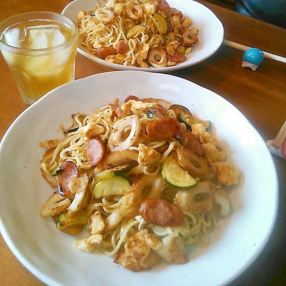 焼きそば醤油味|やみぃさん