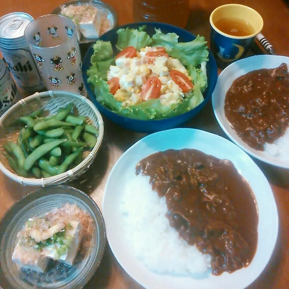 夕飯（長女作）|やみぃさん