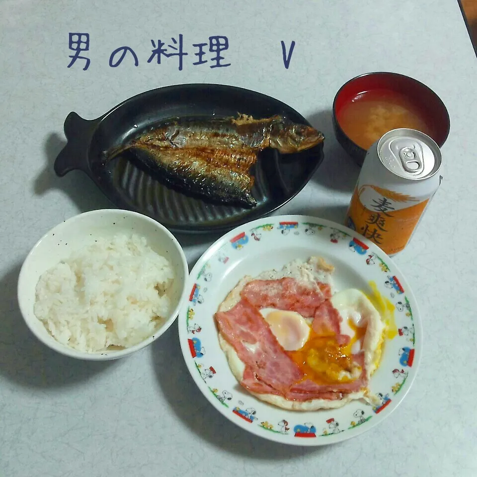 朝飯のような夕飯|やんまぁさん