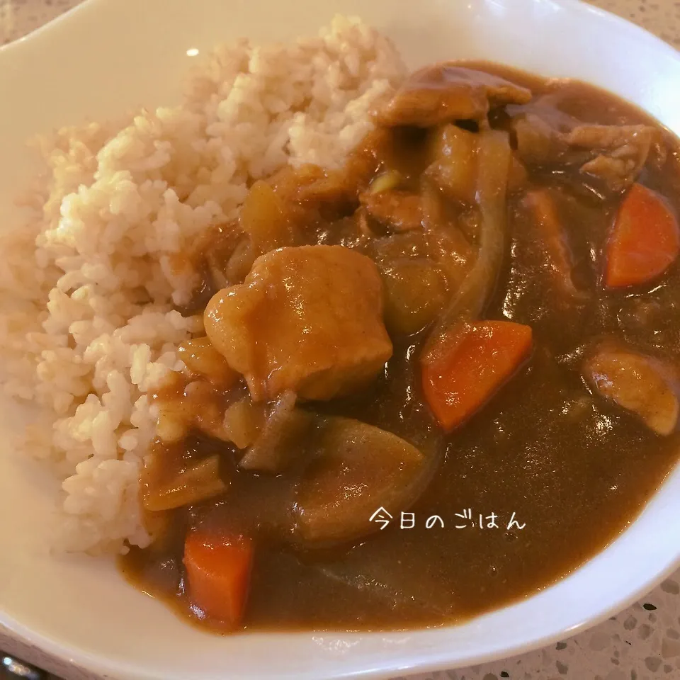 Snapdishの料理写真:病体に鞭打って作ったカレーライス|Miyukiさん