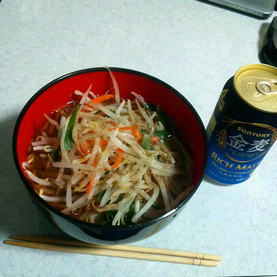 野菜てんこ盛り マルちゃん〇麺|やんまぁさん