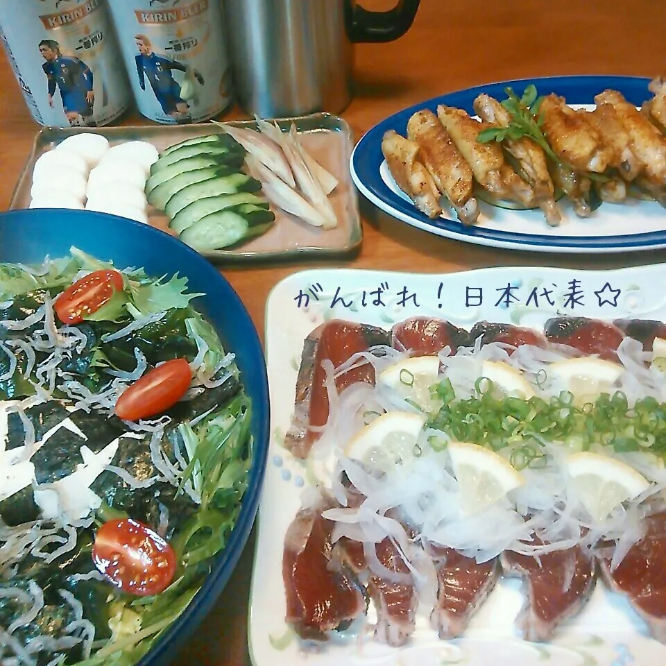 Snapdishの料理写真:休日晩ごはん♪|やみぃさん