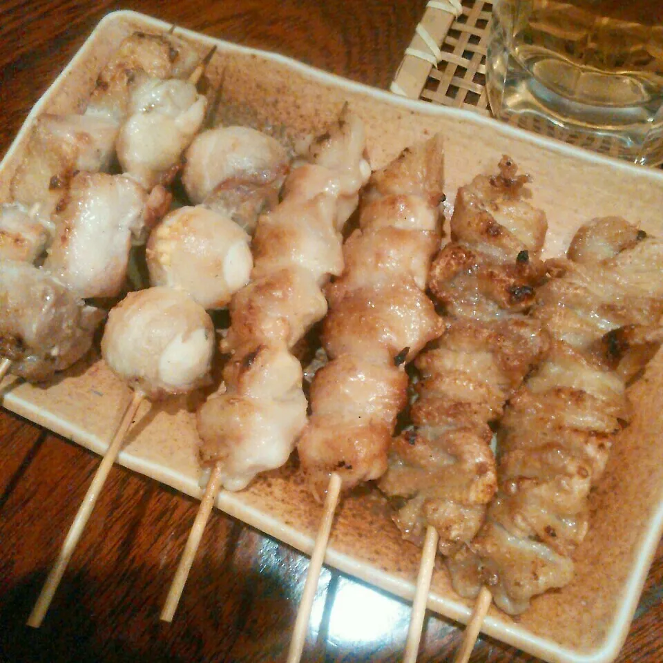 Snapdishの料理写真:行きつけの焼き鳥屋さん|やみぃさん