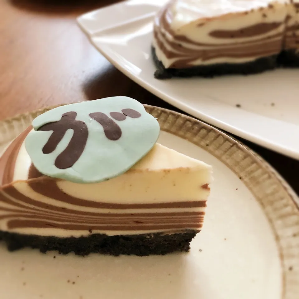 しましまレアチョコチーズケーキ|charickさん