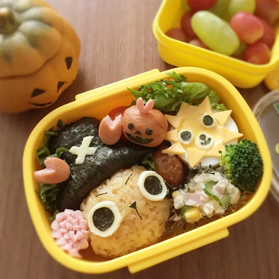 Snapdishの料理写真:ハロウィンチョッパー弁当🎃|charickさん