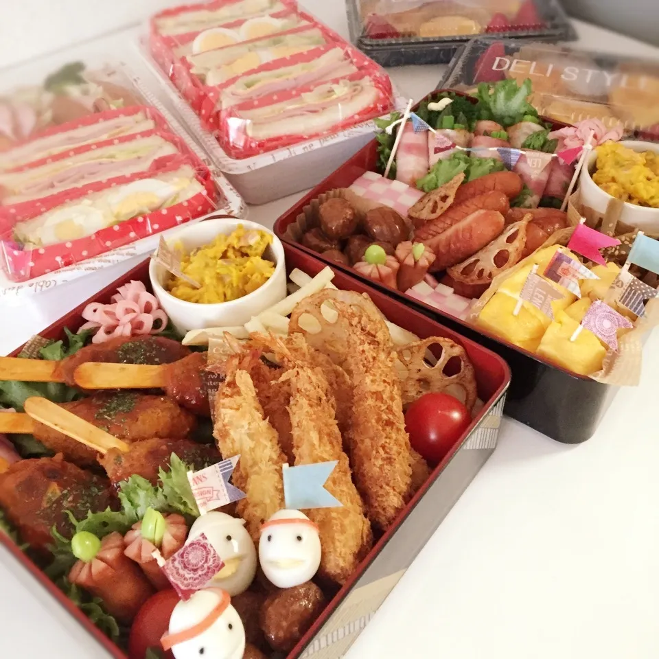 Snapdishの料理写真:小学校運動会弁当2016|charickさん