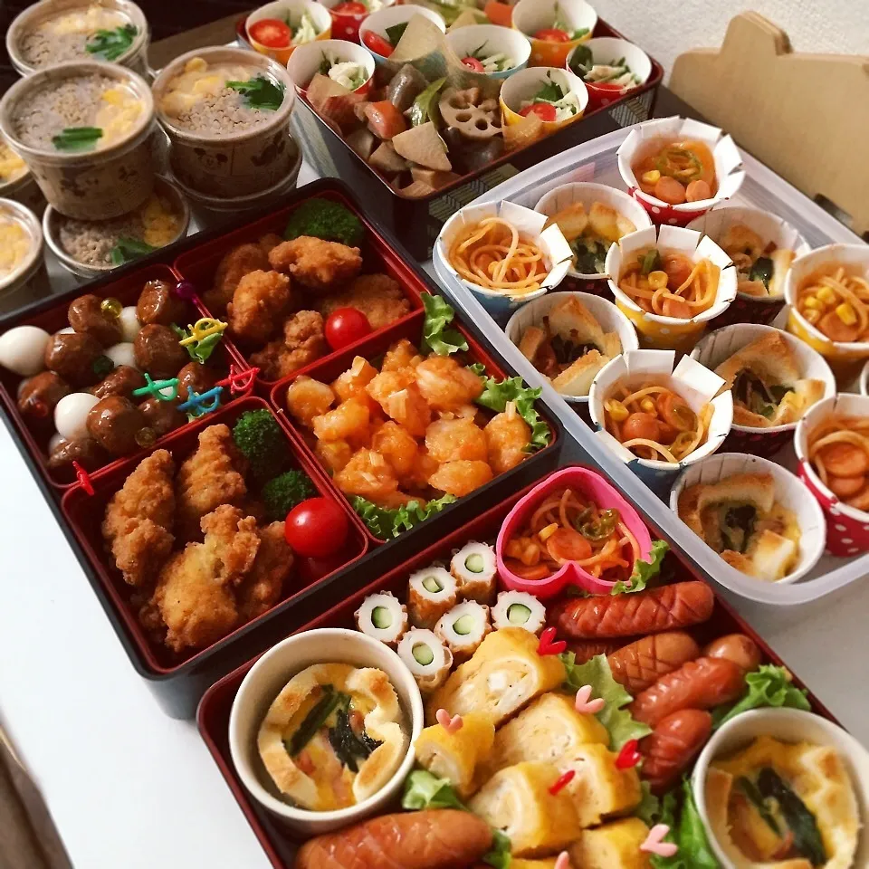 Snapdishの料理写真:運動会弁当2015|charickさん