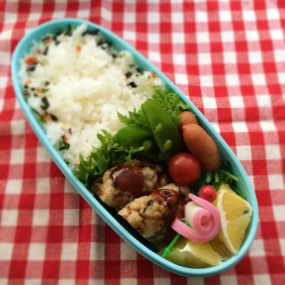 Snapdishの料理写真:今日のお弁当((豆腐のロック揚げ)|demekinさん