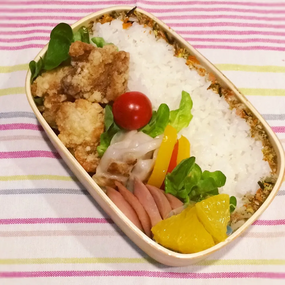 今日のお弁当(鶏の唐揚げ)|demekinさん