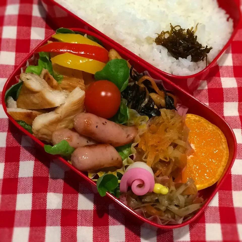 今日のお弁当(鶏肉の塩麹漬け)|demekinさん