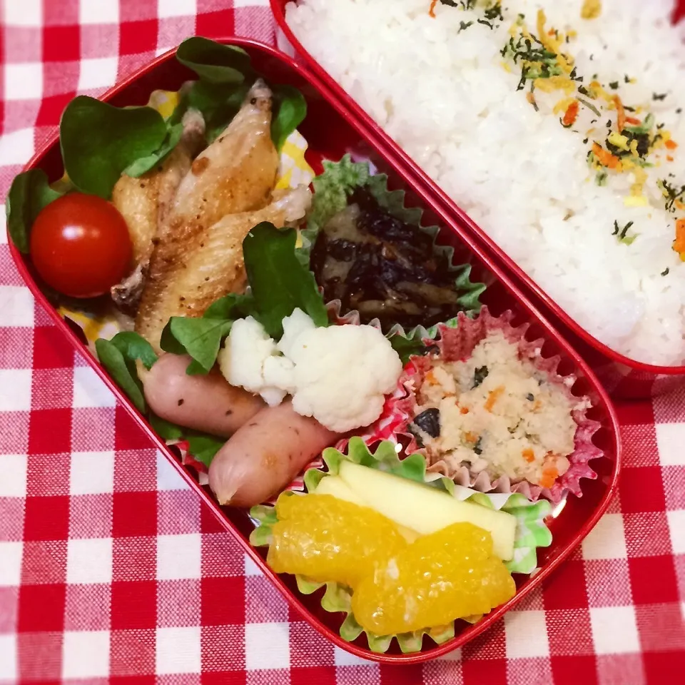 今日のお弁当(手羽中のグリル)|demekinさん