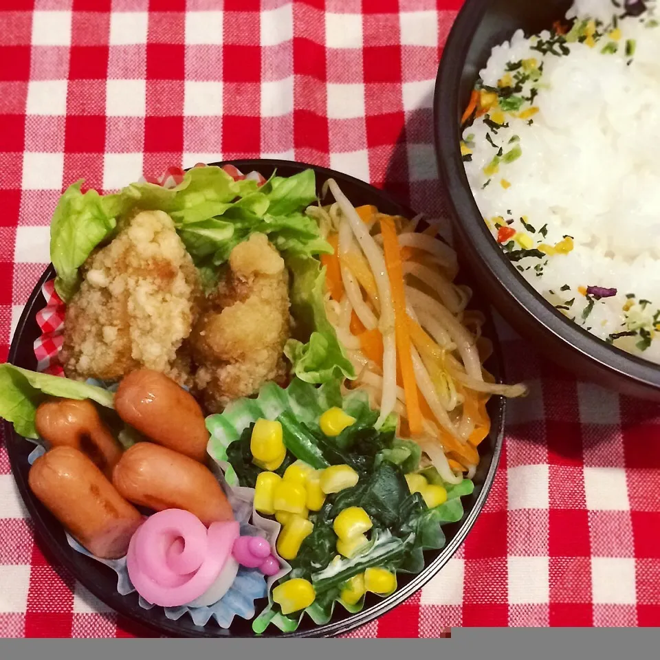 今日のお弁当(鶏の唐揚げ)|demekinさん