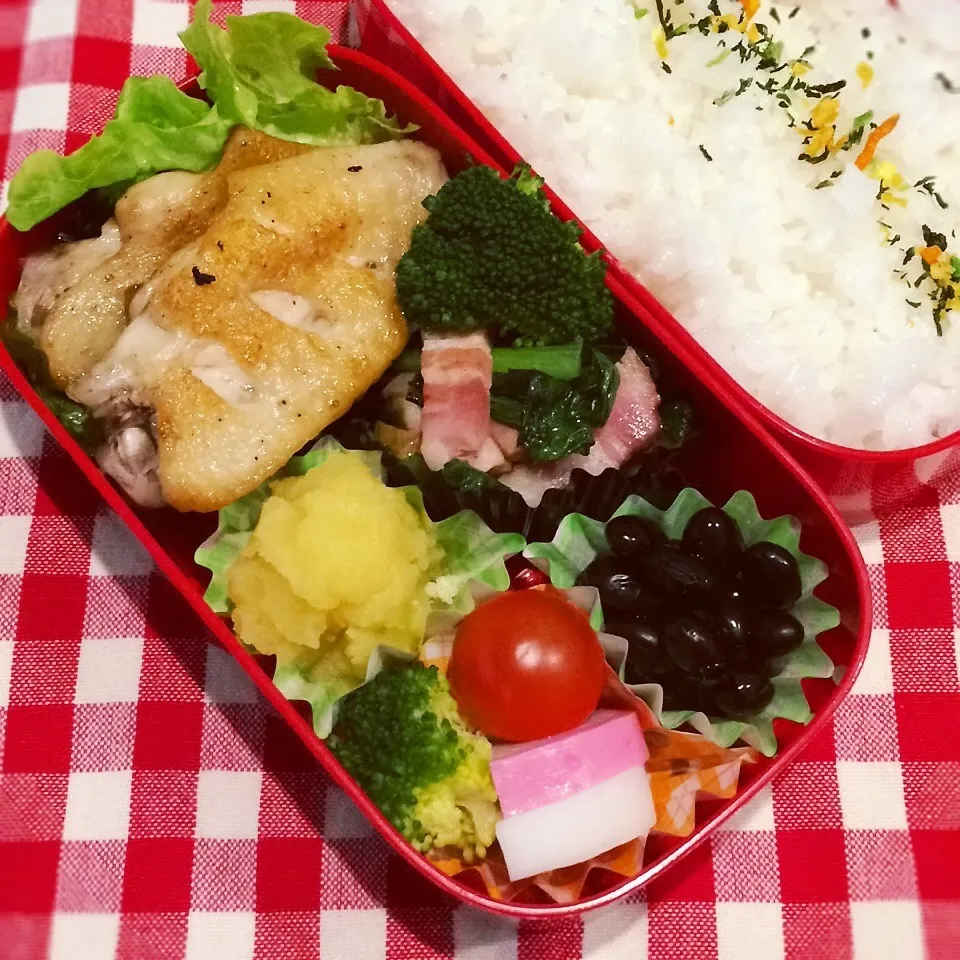 今日のお弁当(手羽焼き)|demekinさん