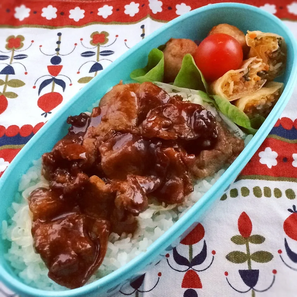 今日のお弁当(豚丼)|demekinさん