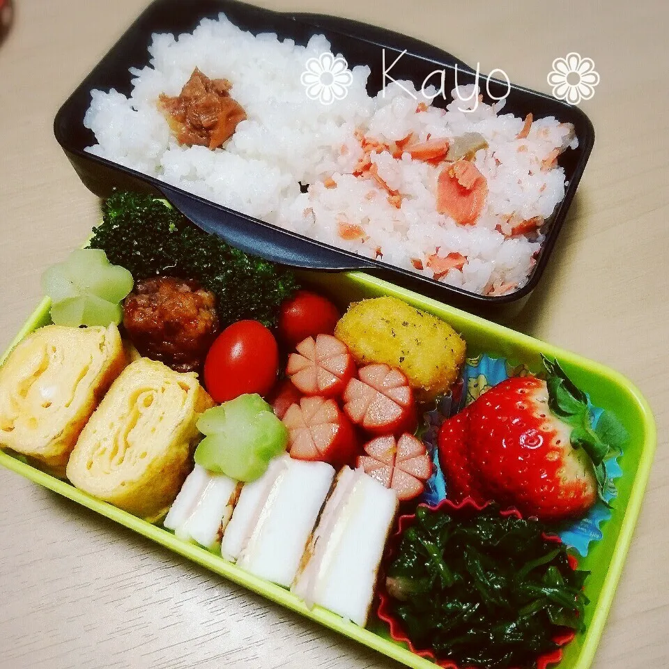 息子弁当♪|華さん