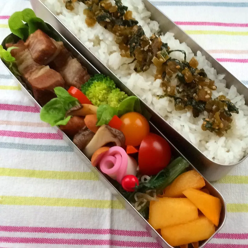 今日のお弁当(豚の角煮)|demekinさん