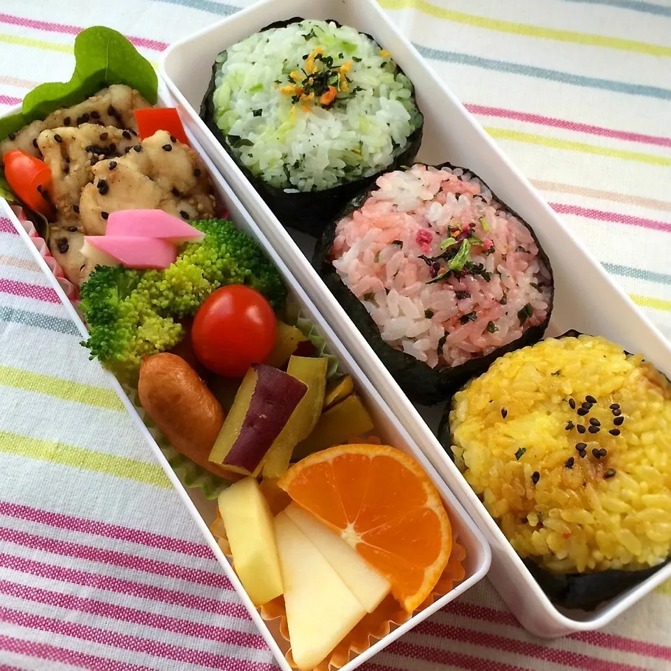 今日のお弁当(鶏肉の石垣揚げ)|demekinさん