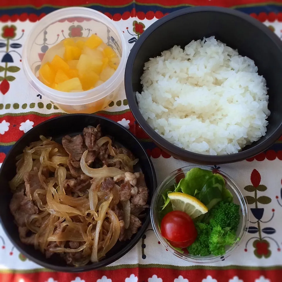 今日のお弁当(牛丼)|demekinさん