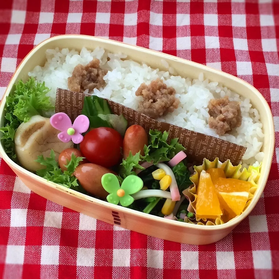 今日のお弁当(ホタテのオリーブオイルソテー)|demekinさん