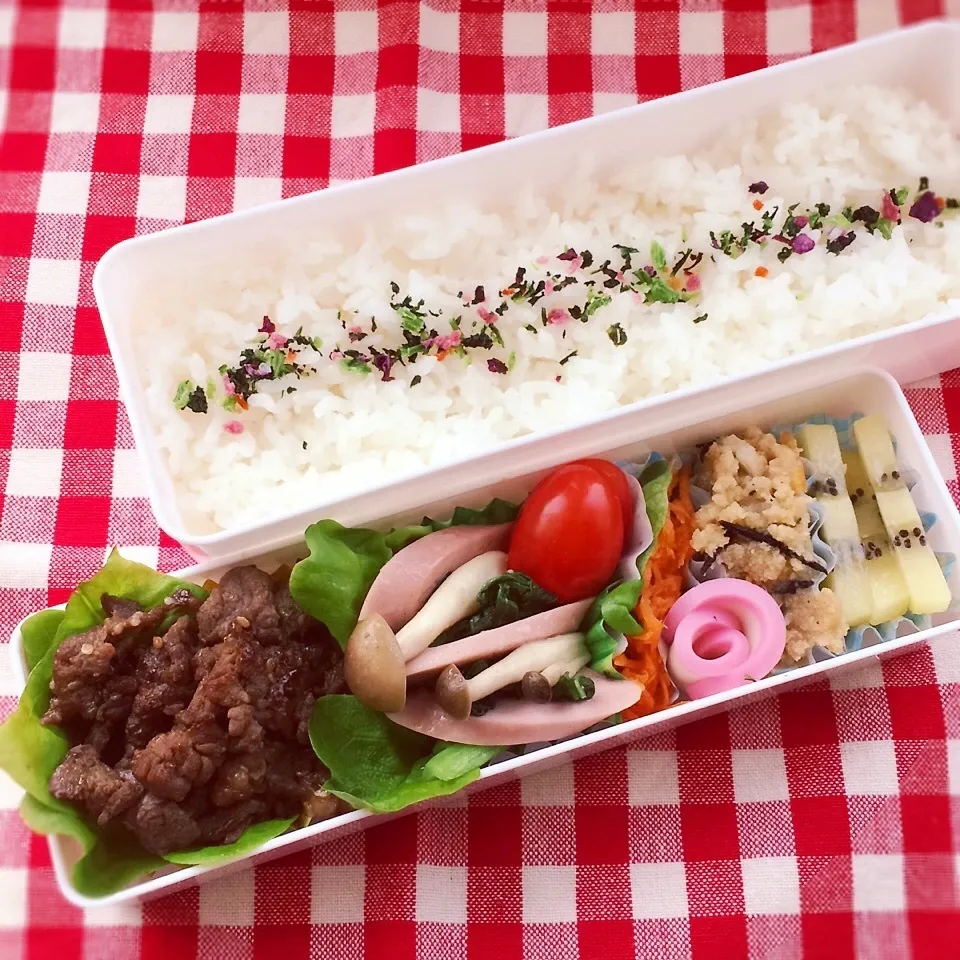 今日のお弁当(プルコギ)|demekinさん