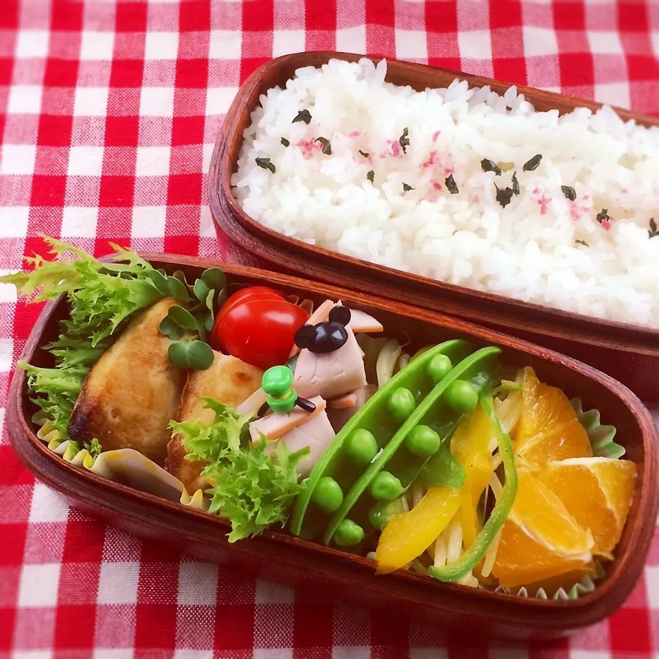 今日のお弁当(さばの塩焼き)|demekinさん