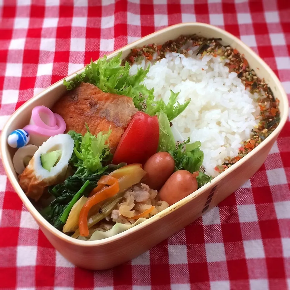 今日のお弁当(鮭のムニエル)|demekinさん