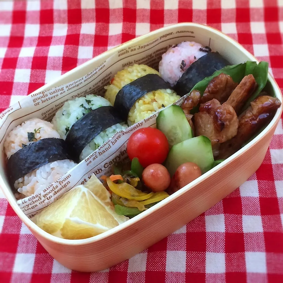 Snapdishの料理写真:今日のお弁当(ポークソテー)|demekinさん