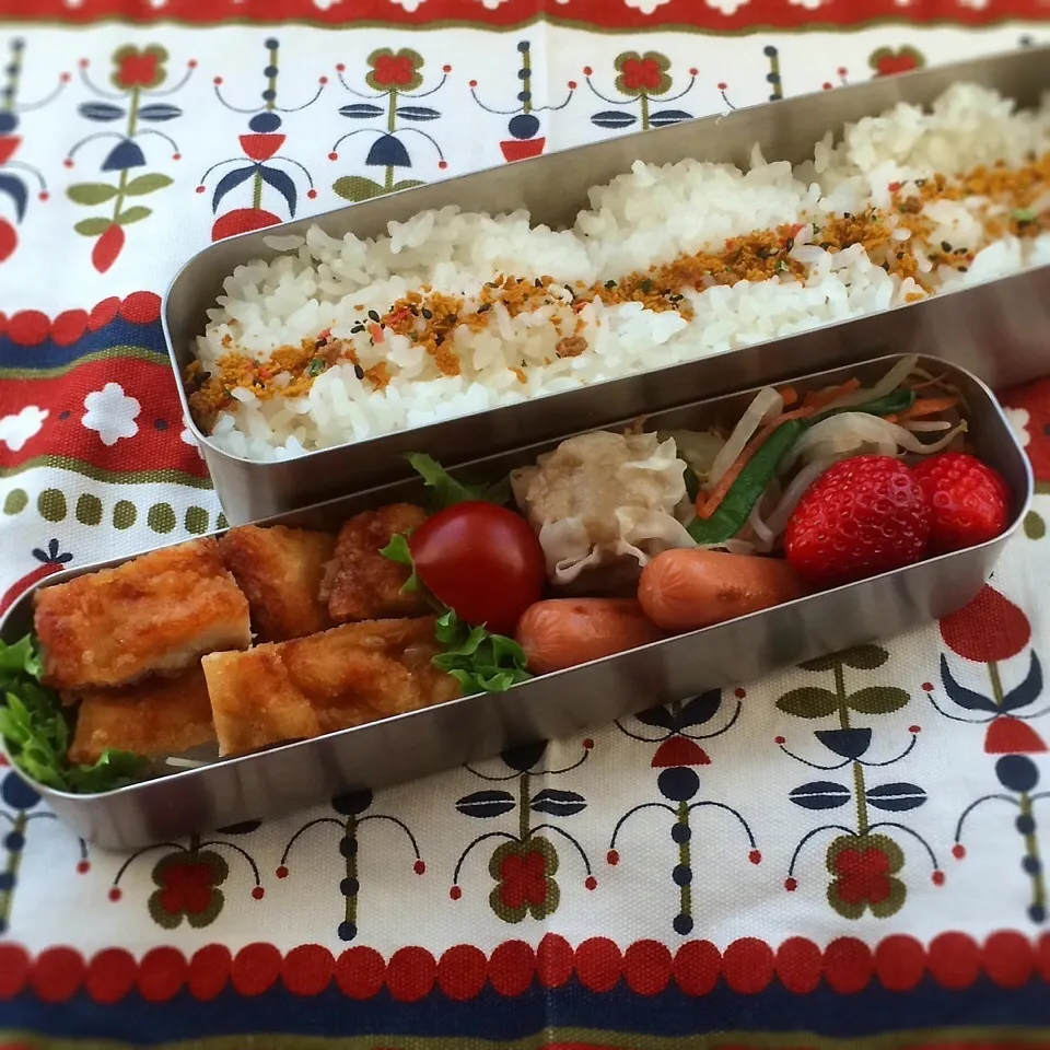 今日のお弁当(油淋鶏)|demekinさん