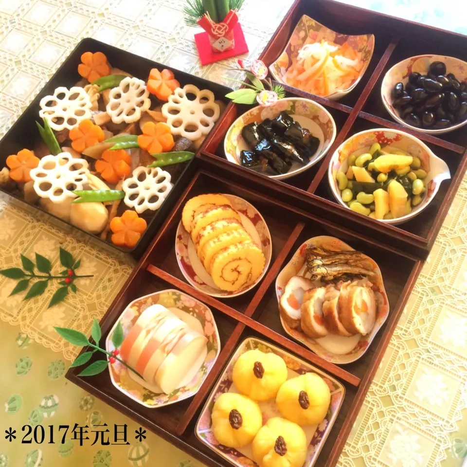 ＊我が家のお節料理2017＊|ビスコさん