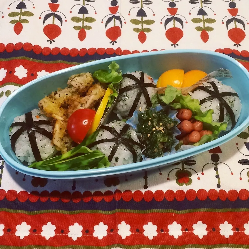 今日のお弁当(鶏肉の香草パン粉焼き)|demekinさん