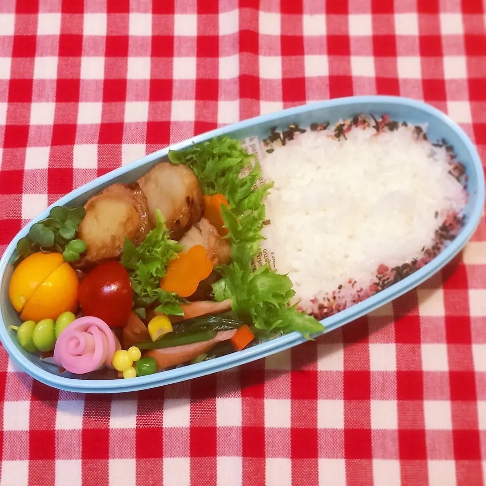 今日のお弁当(里芋の肉巻き)|demekinさん