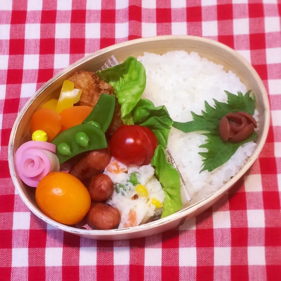 今日のお弁当(鱈のフライ)|demekinさん