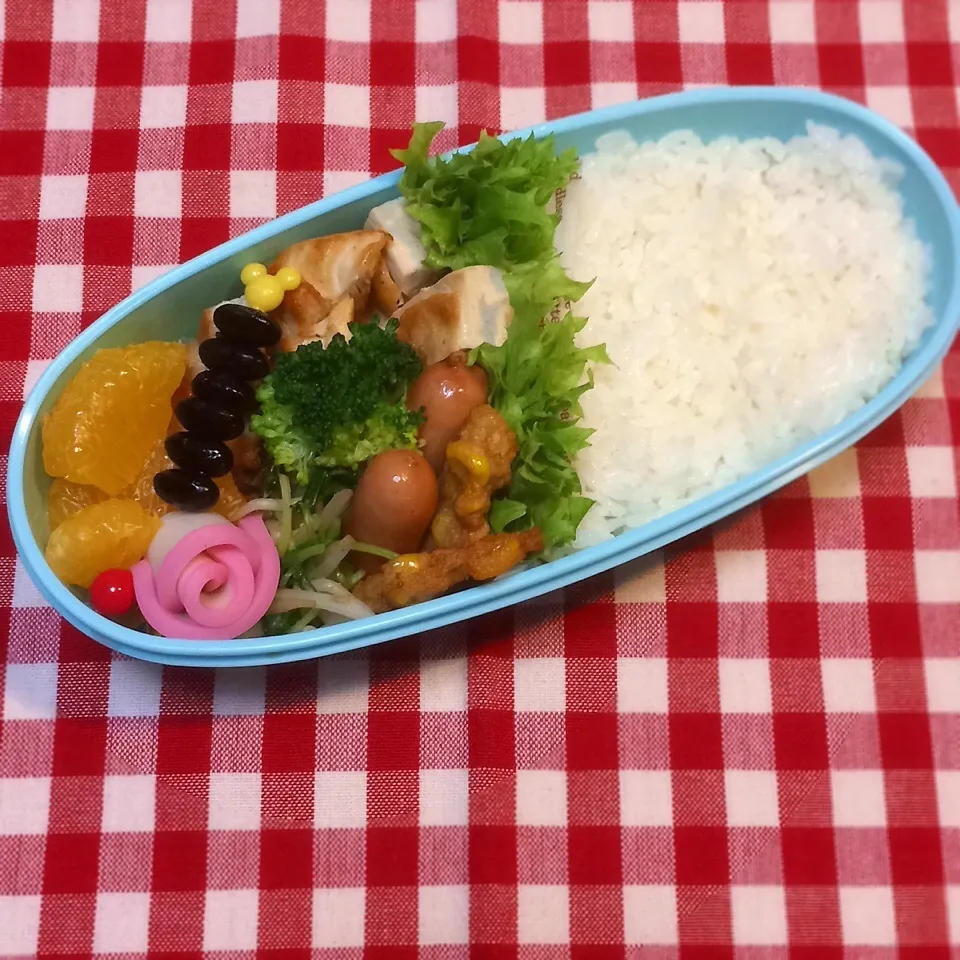 今日のお弁当(鶏肉のクレージーソルト焼き)|demekinさん