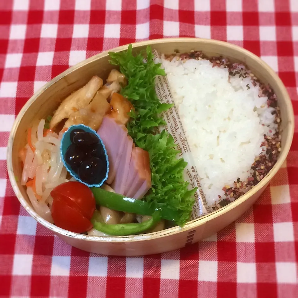 今日のお弁当(鶏肉のニンニク味噌焼)|demekinさん