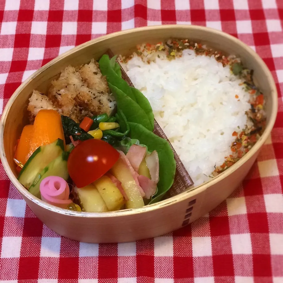 今年最後のお弁当(鶏肉の香草パン粉焼き)|demekinさん