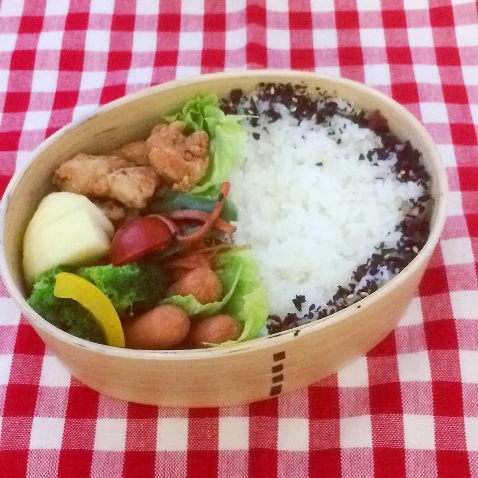 今日のお弁当(鶏肉の塩レモン唐揚げ)|demekinさん