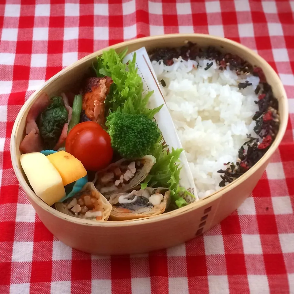 今日のお弁当(塩麹鮭)|demekinさん