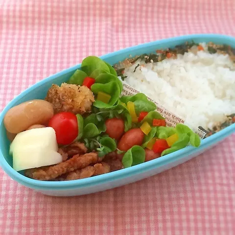 今日のお弁当(鱈の香草パン粉焼き)|demekinさん