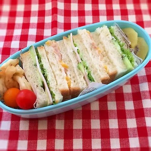 今日のお弁当(サンドイッチ)|demekinさん