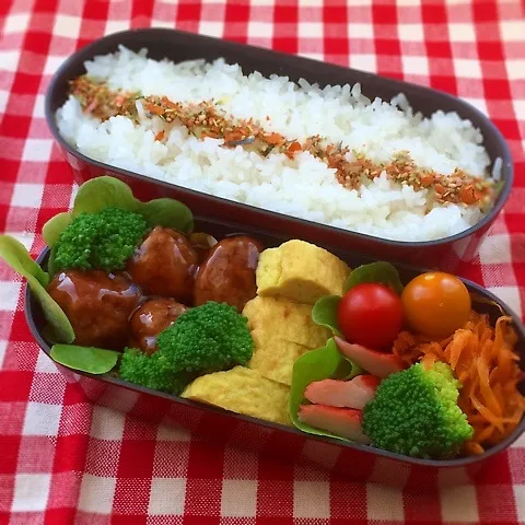 今日のお弁当(肉団子)|demekinさん